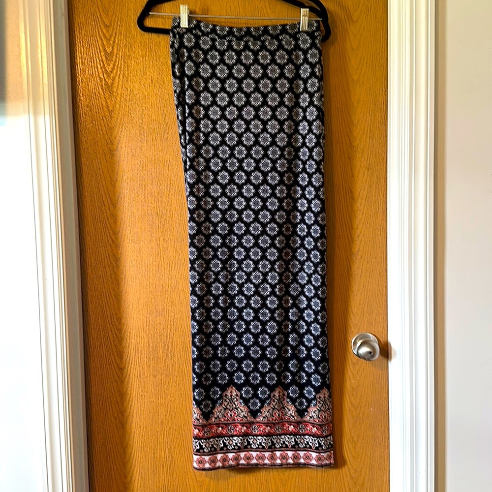 A long, stretchy super soft skirt!